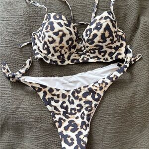 Abercrombie & Fitch Leopard Print Bikini